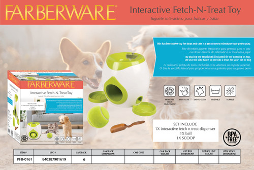 INTERACTIVE FETCH & TREAT LAUNCHER