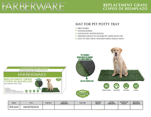 PET GRASS MAT (GREEN)