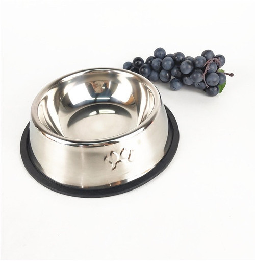 800 ML / 27 OZ | SILVER | STAINLESS STEEL | PET FEEDERS