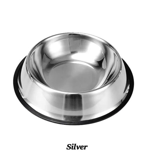 905 ML / 31 OZ | SILVER | STAINLESS STEEL | PET FEEDERS