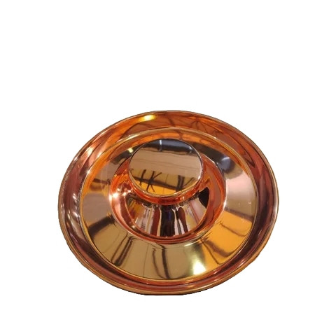 ROSE GOLD STAINLESS STEEL SLOW FEEDING PLATE -1010 ML / 34.1 OZ