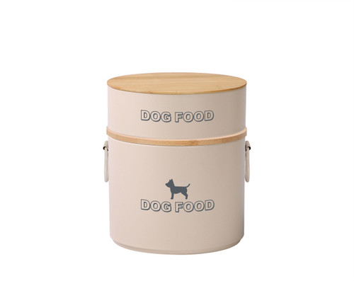 4PC SET (XL) : XL FOOD STORAGE WITH LID  & PET BOWL WITH LID.