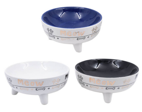 ELEVATED CERAMIC DOG BOWL 17 OZ (500 ML)