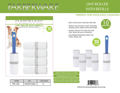 LINT ROLLER WITH REFILS - 5 PCS