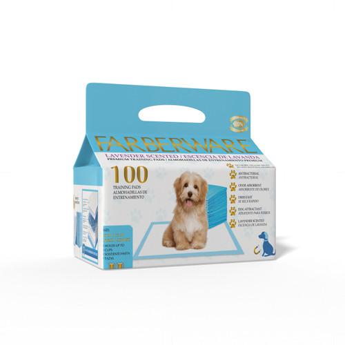 XL REGULAR WITH LAVENDER SCENT PEE PADS - 100 PACK (22*22)