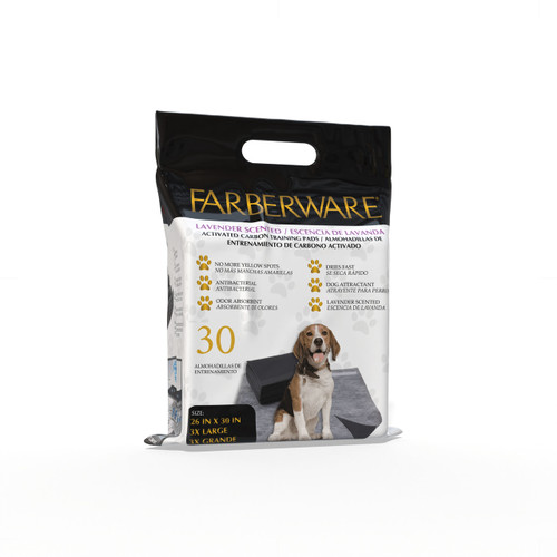 CHARCOAL WITH LAVENDER SCENT - 30 PACK (26*30) ) - COLOR BAG