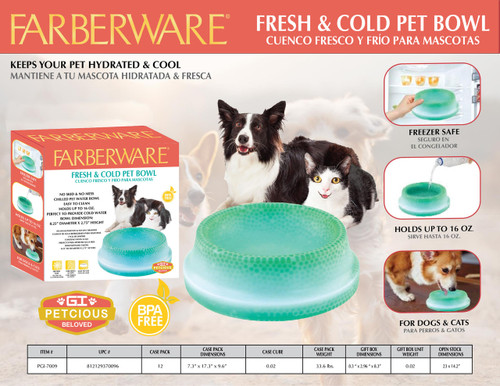 FRESH AND COLD PET BOWL