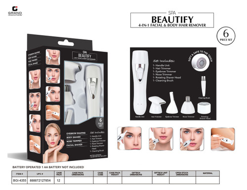 4-IN-1 FACIAL & BODY HAIR REMOVER