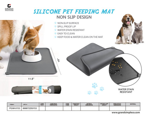 SILICONE PET FEEDING MAT