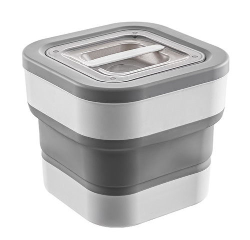 COLLAPSIBLE FOOD STORAGE  11.25X11.25X10" & 4" FOLDED