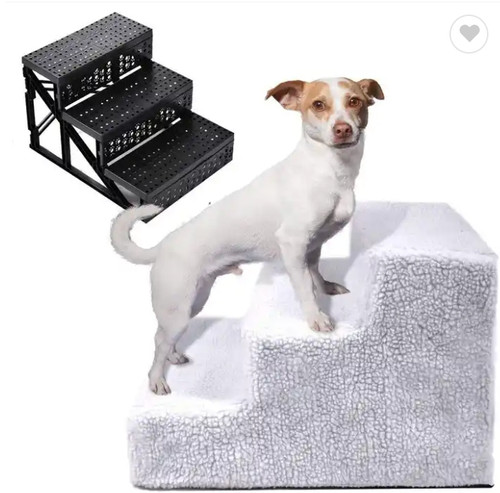 PET STAIR WITH COVER -WHITE