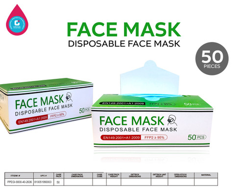 NON MEDICAL MOUTH MASK (2000 PCS PER CASE)