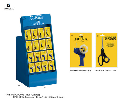 SCISSORS IN STANDING DISPLAY