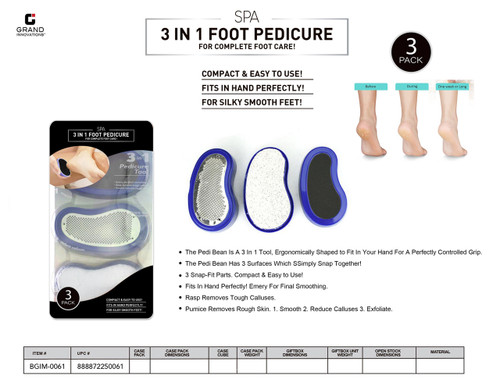 3 IN 1 FOOT PEDICURE