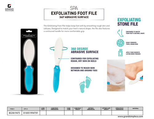 EXFOLIATING STONE FOOT FILE