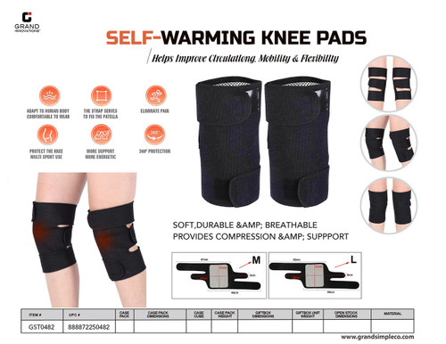 SELF-WARMING KNEE PADS