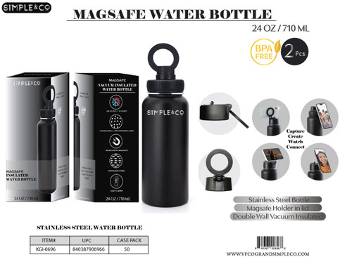 MAGSAFE STAINLESS STEEL BOTTLE 24 OZ / 710 ML