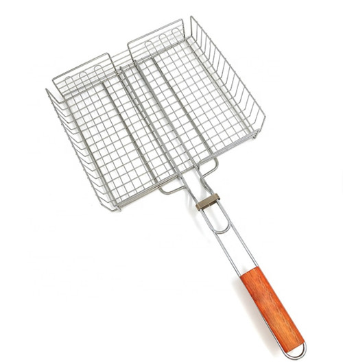 BBQ GRILL BASKET 23 * 17"*2.2" HIGH BASKET