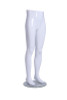 Male PP Display Legs Straight Gloss White