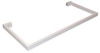 Flexiwall Clip-On Side Hang Rail 600mm White