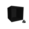 kubos Cube 600w x 600h x 600d Black
