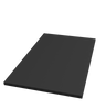 FlexiPlus Base or Top Panel 16mm for 600mm T Leg Bay Black
