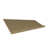Shelf for Flexi offset sloping 18mm x 450mm x 1200mm w/ front lip Premium Oak