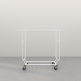 Double Folding Garment Rack