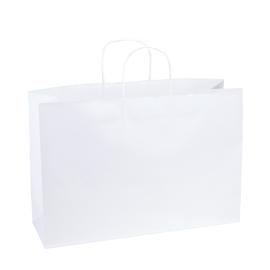 Paper Bag SL Wide White