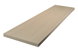 Shelf for Flexiplus w/ notches 25mm x 400mm x 1200mm Premium Oak Woodgrain