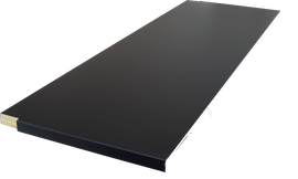 Shelf for Flexiplus w/ notches 25mm x 400mm x 600mm Black