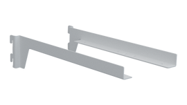 Flexi Offset Shelf Bracket 300mm pair White