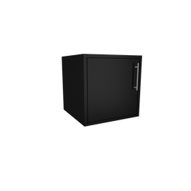kubos Cube with Door 400w x 400h Black