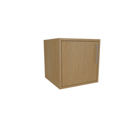 kubos Cube with Door 400w x 400h Premium Oak
