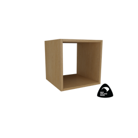 kubos Cube open unit 400w x 400h Premium Oak