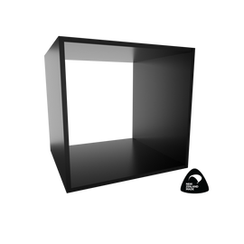 kubos Cube open unit 600w x 600h x 600d Black