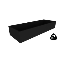 kubos Planter Box 1200w x 200h Black