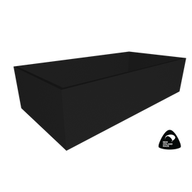 kubos Planter Box 1200w x 300h x 600d Black
