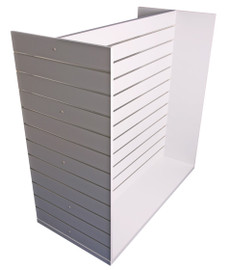 Slatpanel Gondola H 600x1200x1275h White