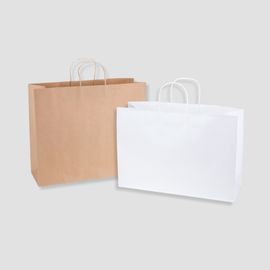 Paper Bag SL Wide 440w x 150d x 410h Pack 200