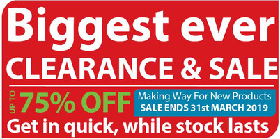 BIGGEST EVER CLEARANCE & SALE - UP TO 75% OFF! 