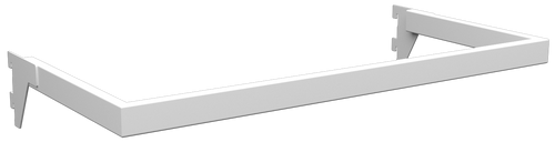 Flexiwall 50 Side Hang Rail 600mm White