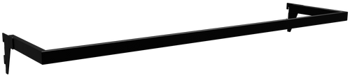 Flexiwall 50 Centre Hang Rail 900mm Black