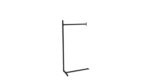 flexiDROBE Upright L Leg Add-on Bay 900w x 1805h Black