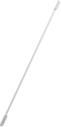 FlexiVogue Brace Rod for 600mm bay Pair White