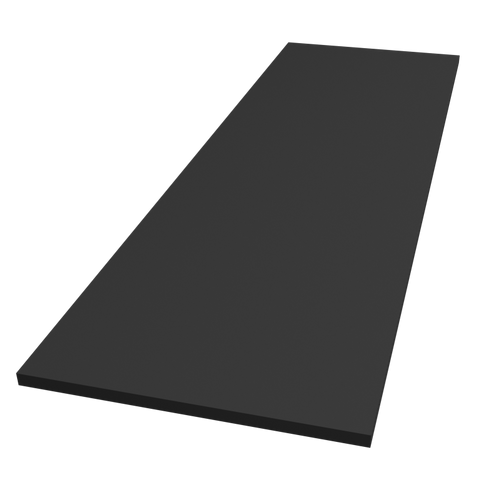 FlexiPlus Base or Top Panel 16mm for 1200mm T Leg Bay Black