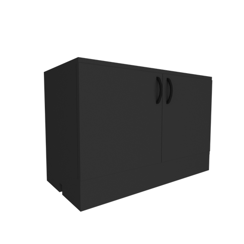 flexiVOGUE L Leg Base door unit 900mm wide x 600mm high - Black