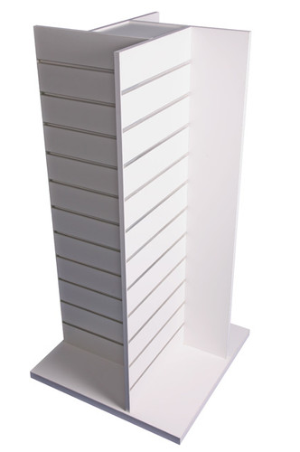 Slatpanel Gondola 4 Way 600mm sq base x 1275h Coloured