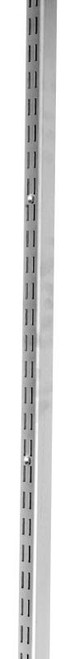 Flexiwall 25 Wall Channel Double Slot 2400 x 20mm Zinc