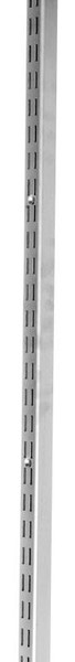 Flexiwall 25 Wall Channel Double Slot 2400 x 20mm Zinc